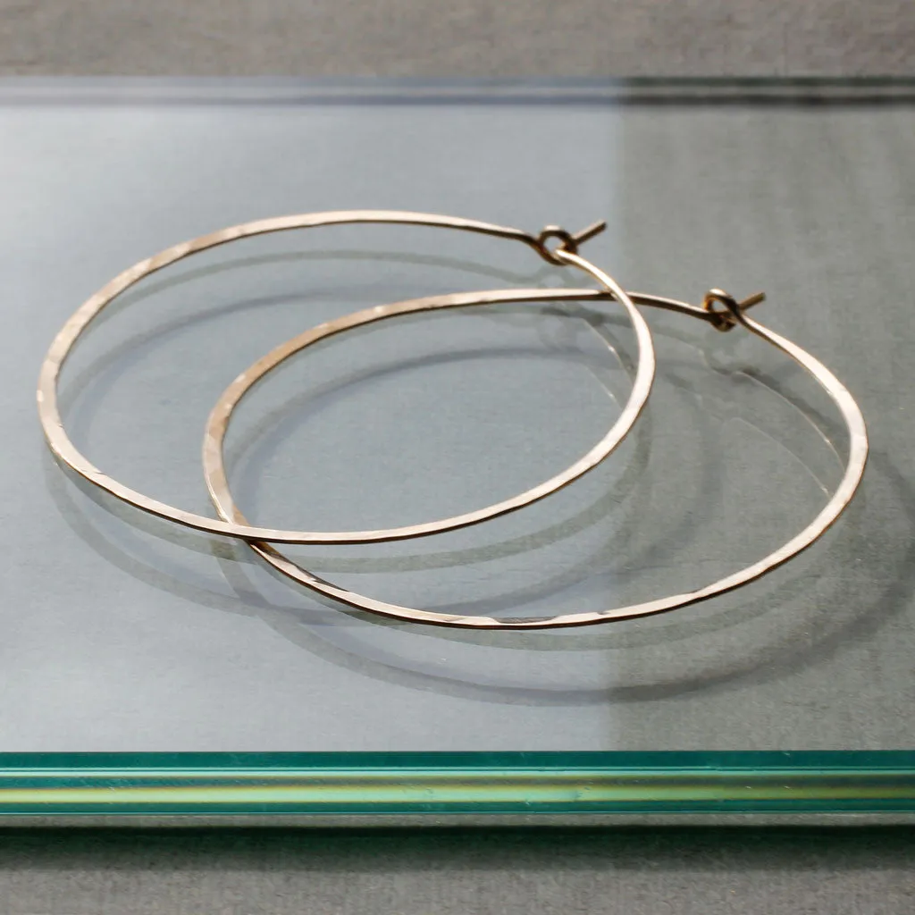 2.5 Inch Endless - Thin Hoop Earrings