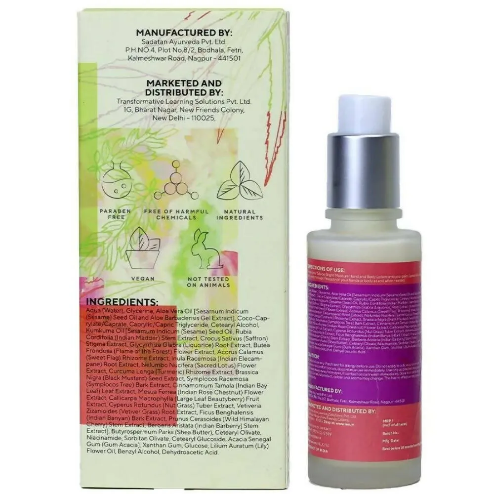 A. Modernica Naturalis Zafaloe Bright Moisture Hand & Body Lotion