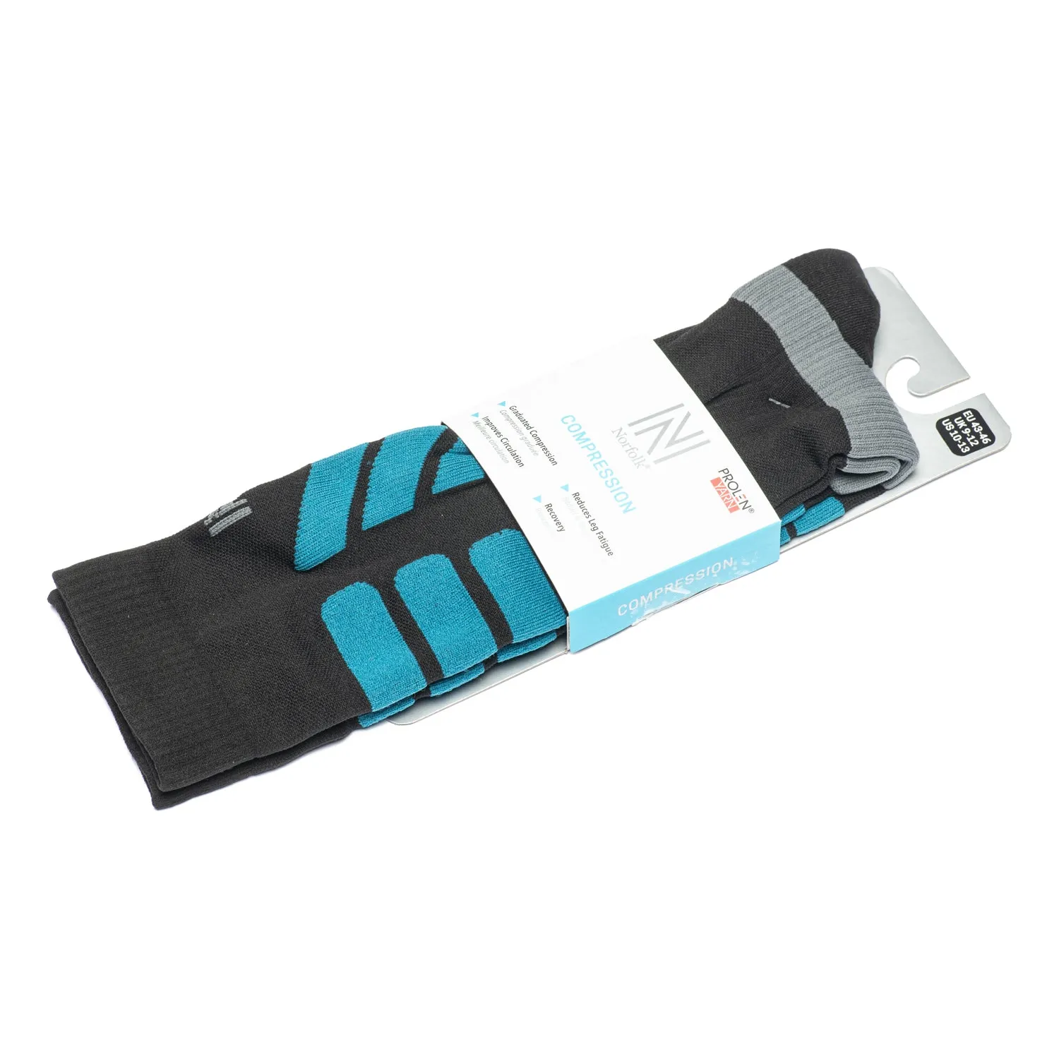 Accelerator - 1PK Half Cushion Light Compression Socks - S120BLK