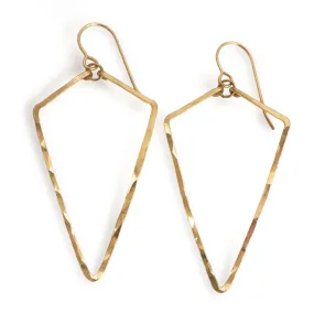 Arrowhead Hoop Earrings