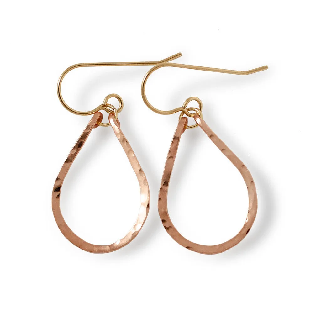 Baby Teardrop Hoop Earrings