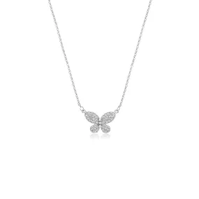 Butterfly Cubic Zirconia Necklace