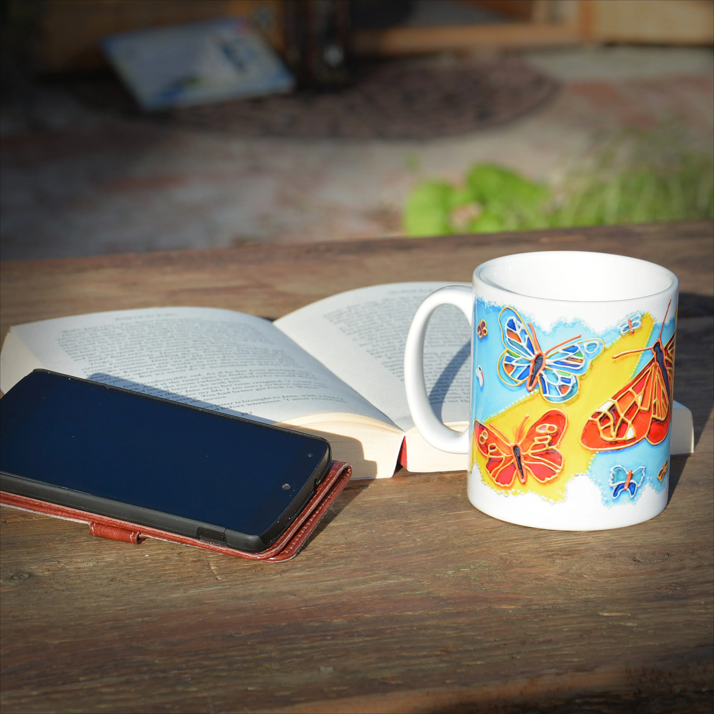 Butterfly Mug & / OR Drinks Coaster