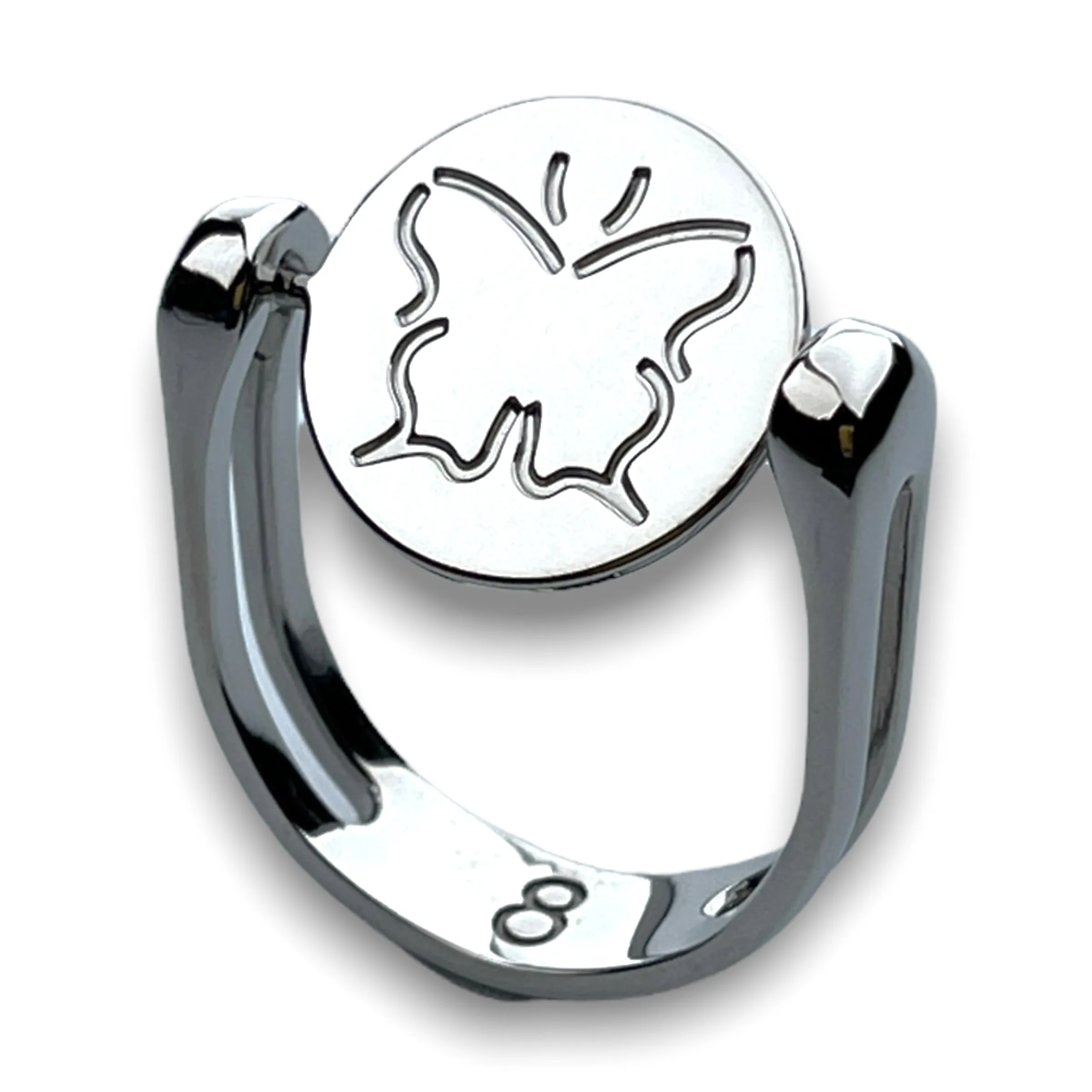 Butterfly Symbol Fidget Ring