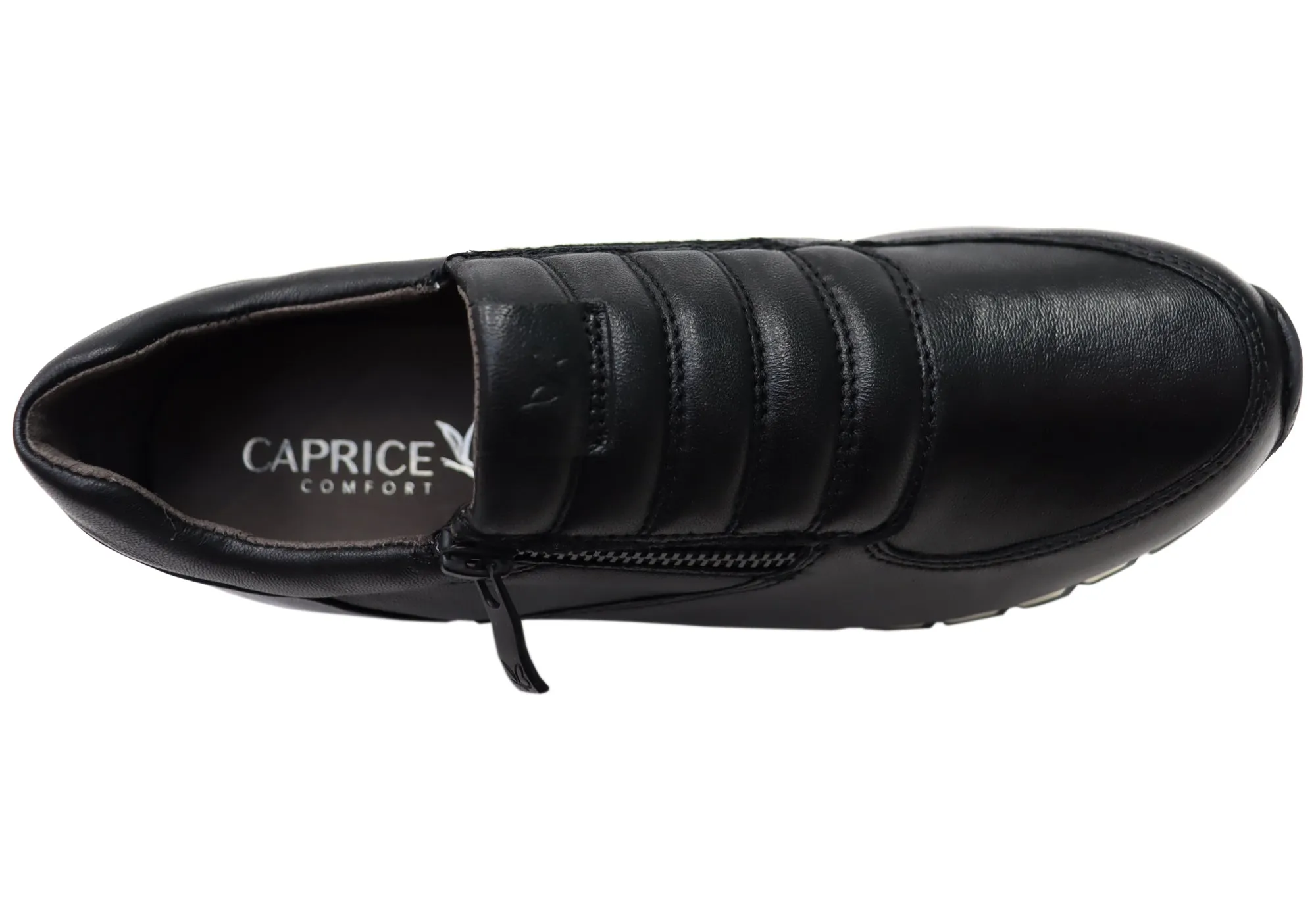 Caprice Comfort Mona Womens Extra Wide Comfort Leather Shoes