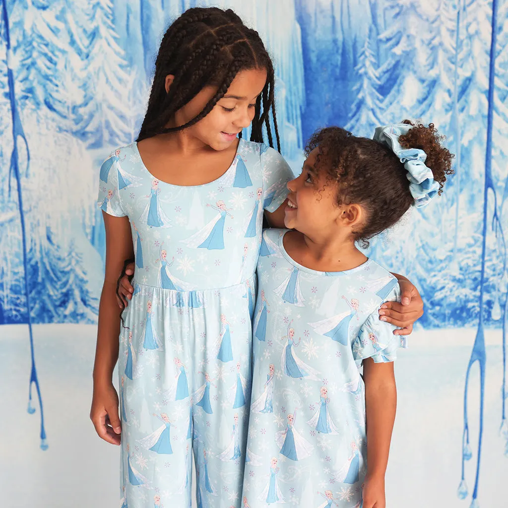 Disney Frozen Elsa French Terry Ruffled Dress