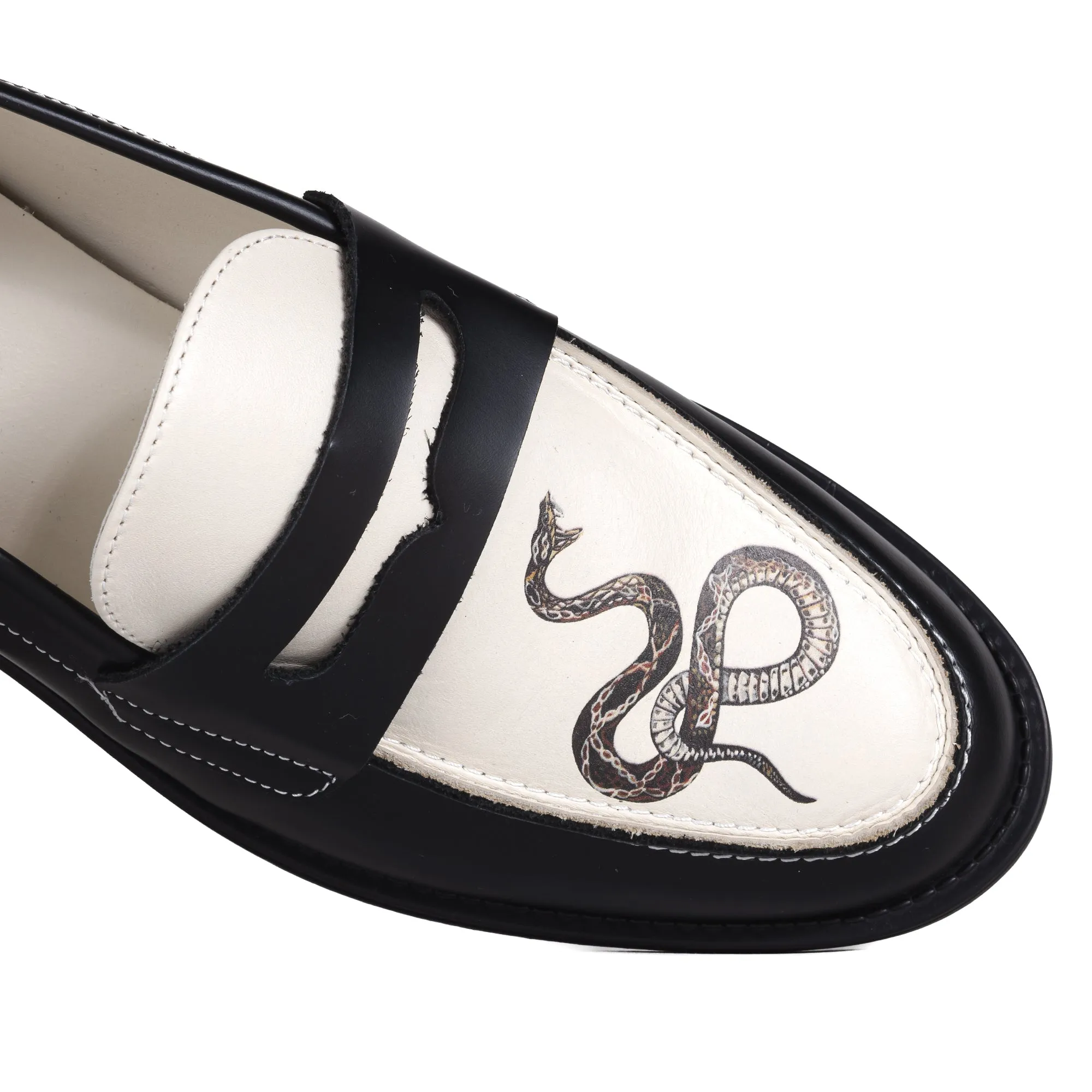 Duke   Dexter Wilde Snake Penny Loafer