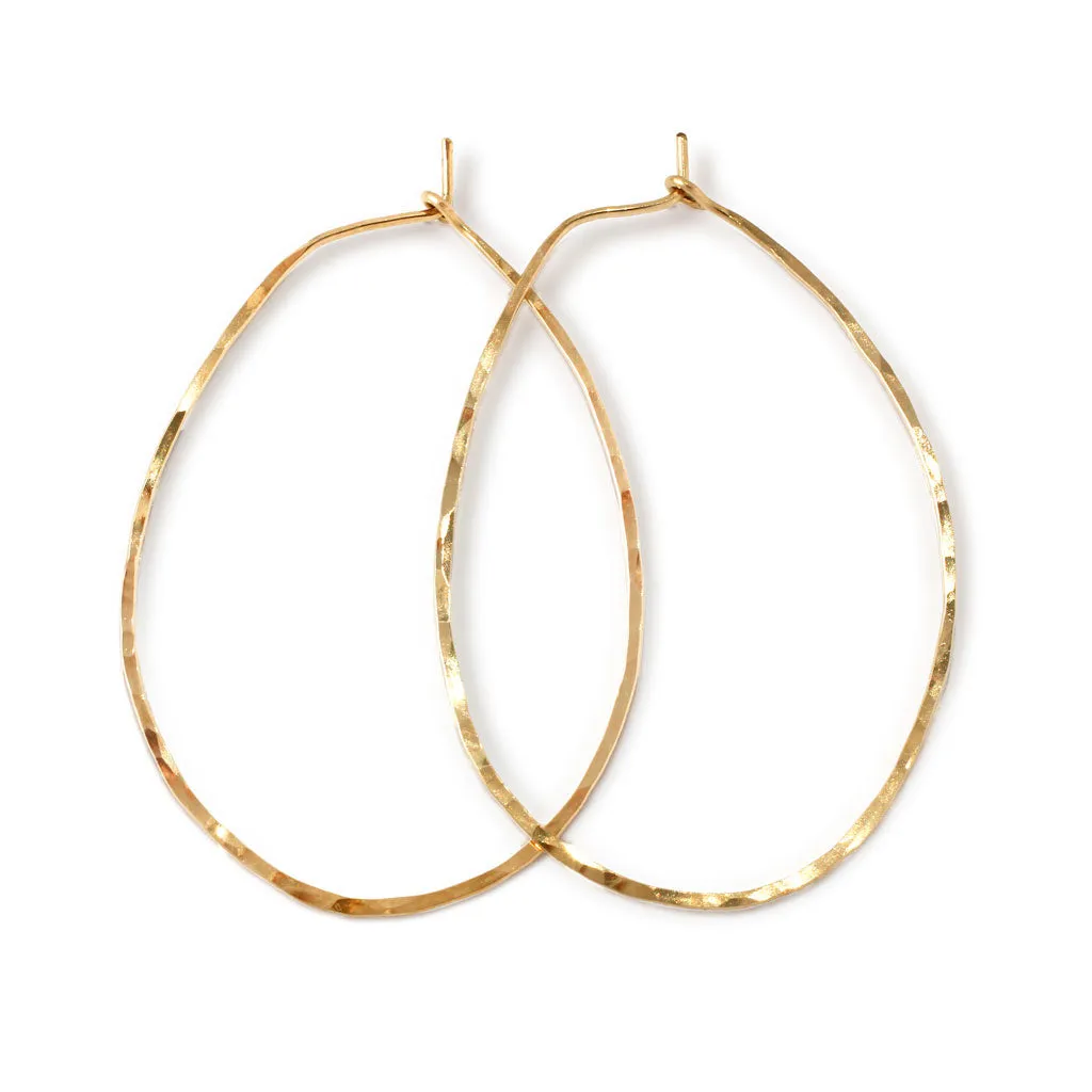 Endless Oval Hoop Earrings