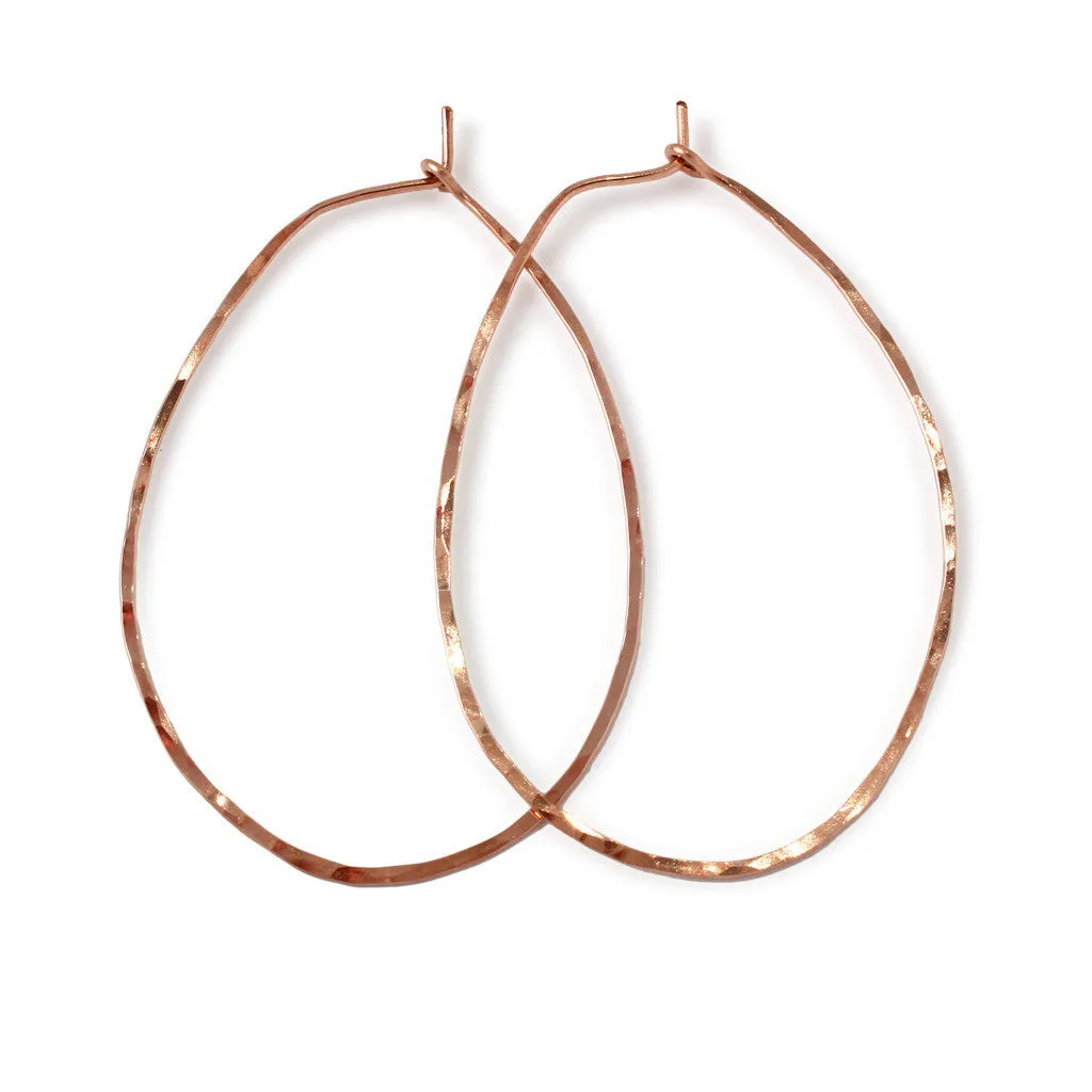 Endless Oval Hoop Earrings