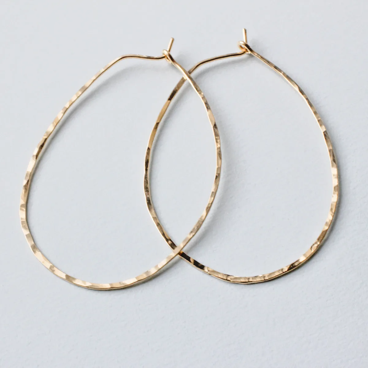 Endless Oval Hoop Earrings