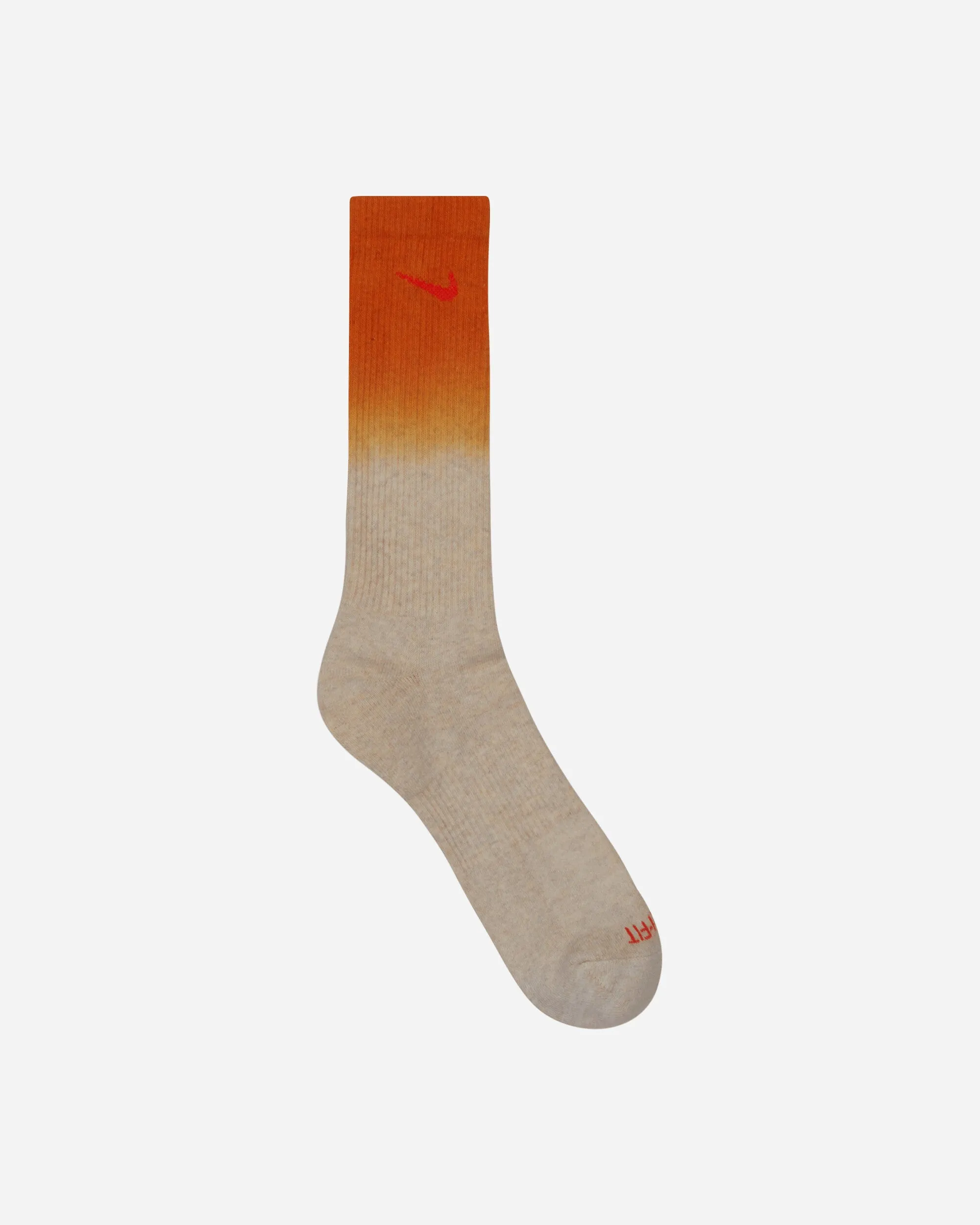 Everyday Plus Cushioned Crew Socks Orange / Red / Cream