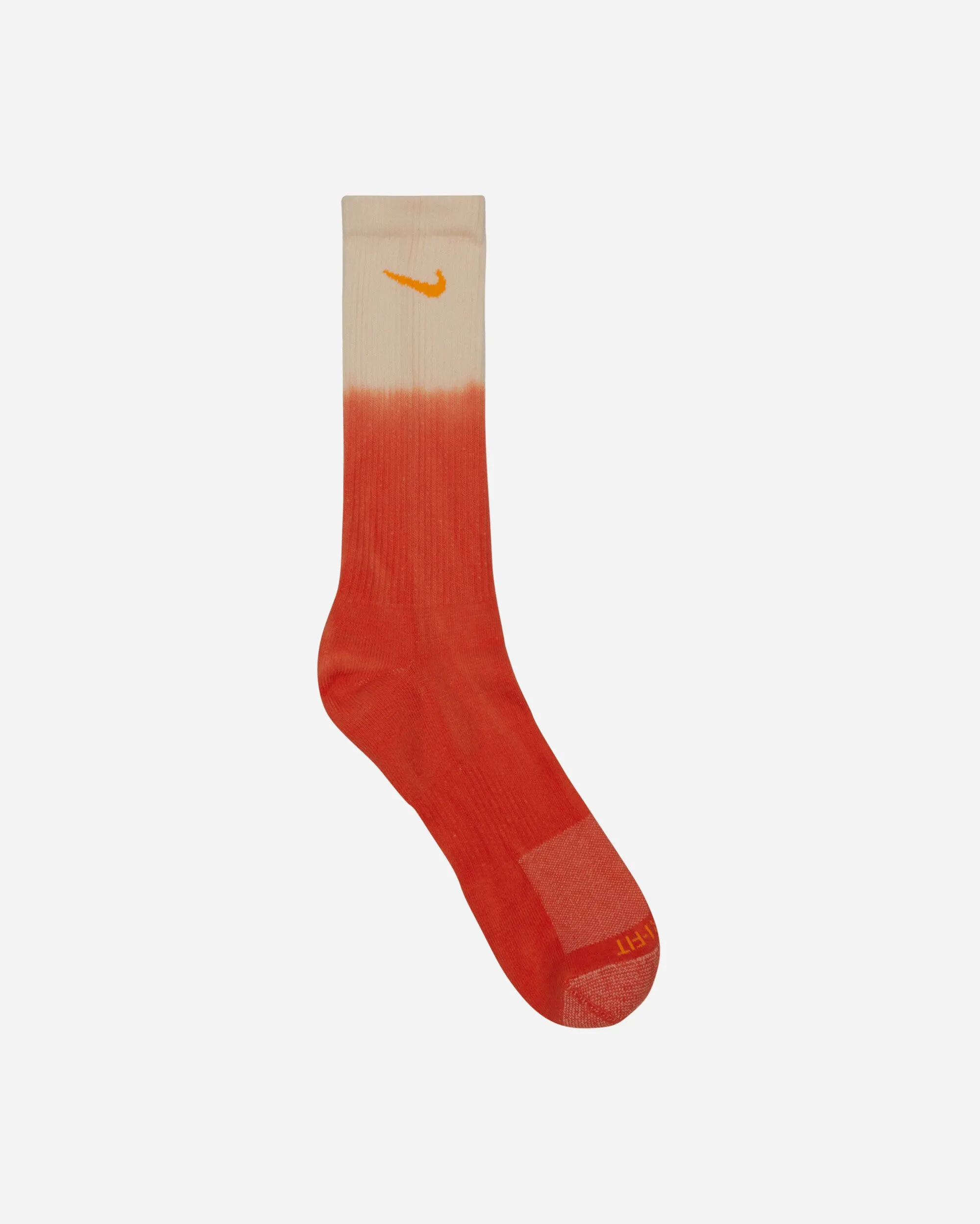 Everyday Plus Cushioned Crew Socks Orange / Red / Cream