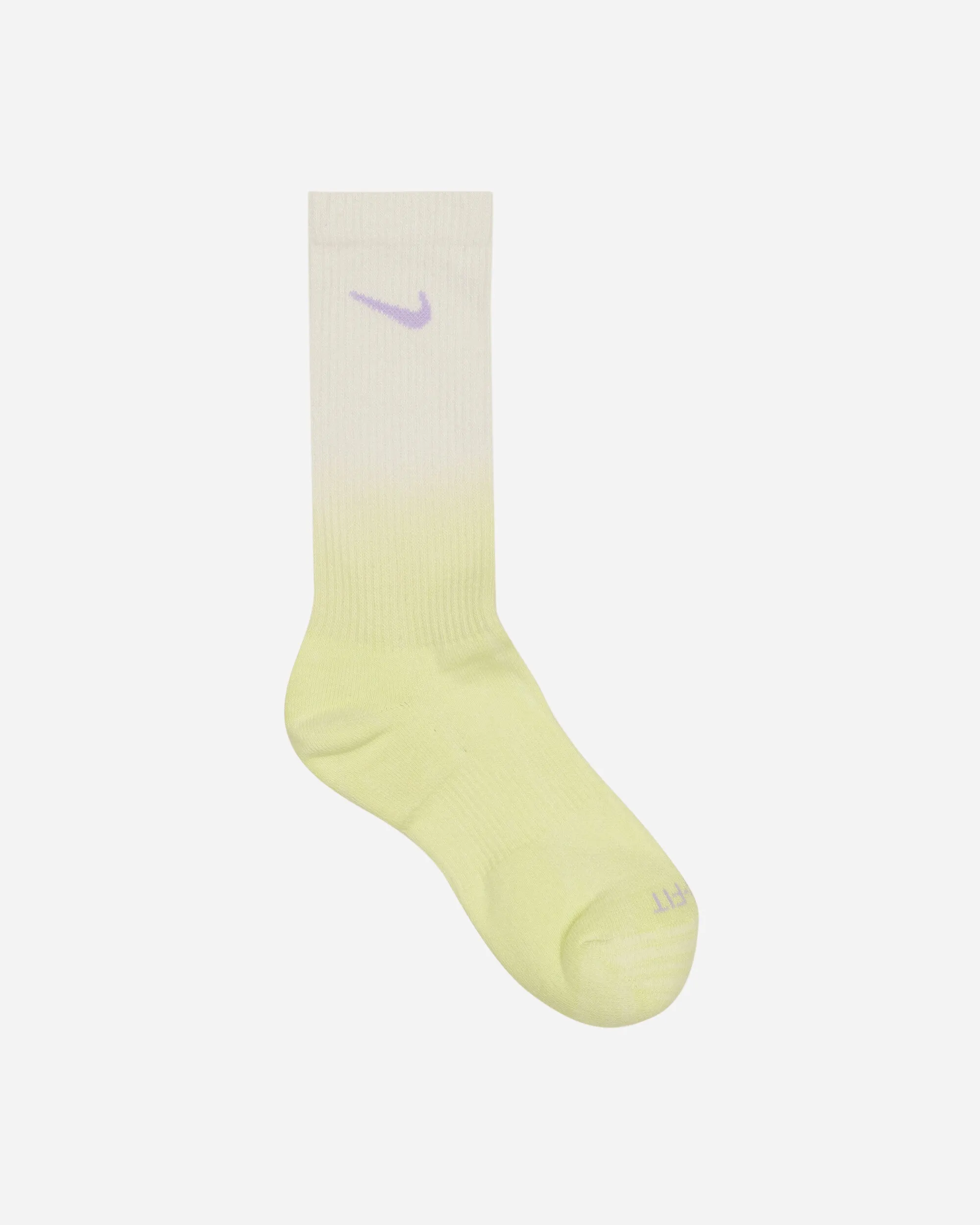 Everyday Plus Cushioned Crew Socks Yellow / Purple / Cream