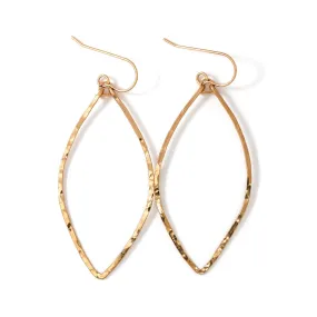 Leaf Hoop Earrings