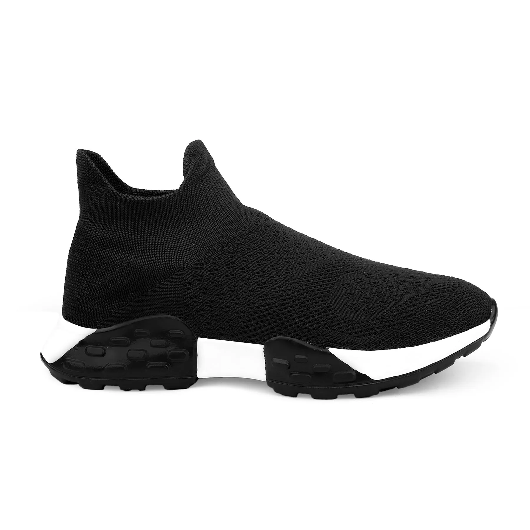 Men's Knitted Fabric Material Casual Sports Socks Shoes For Men