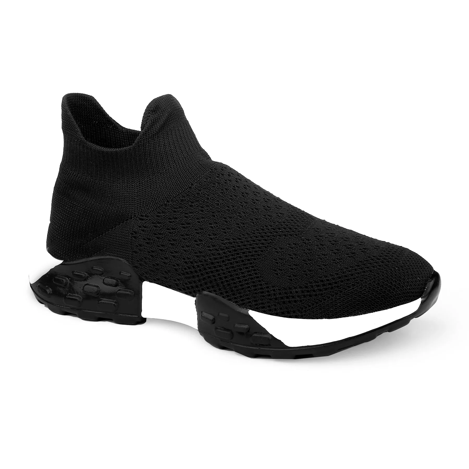 Men's Knitted Fabric Material Casual Sports Socks Shoes For Men