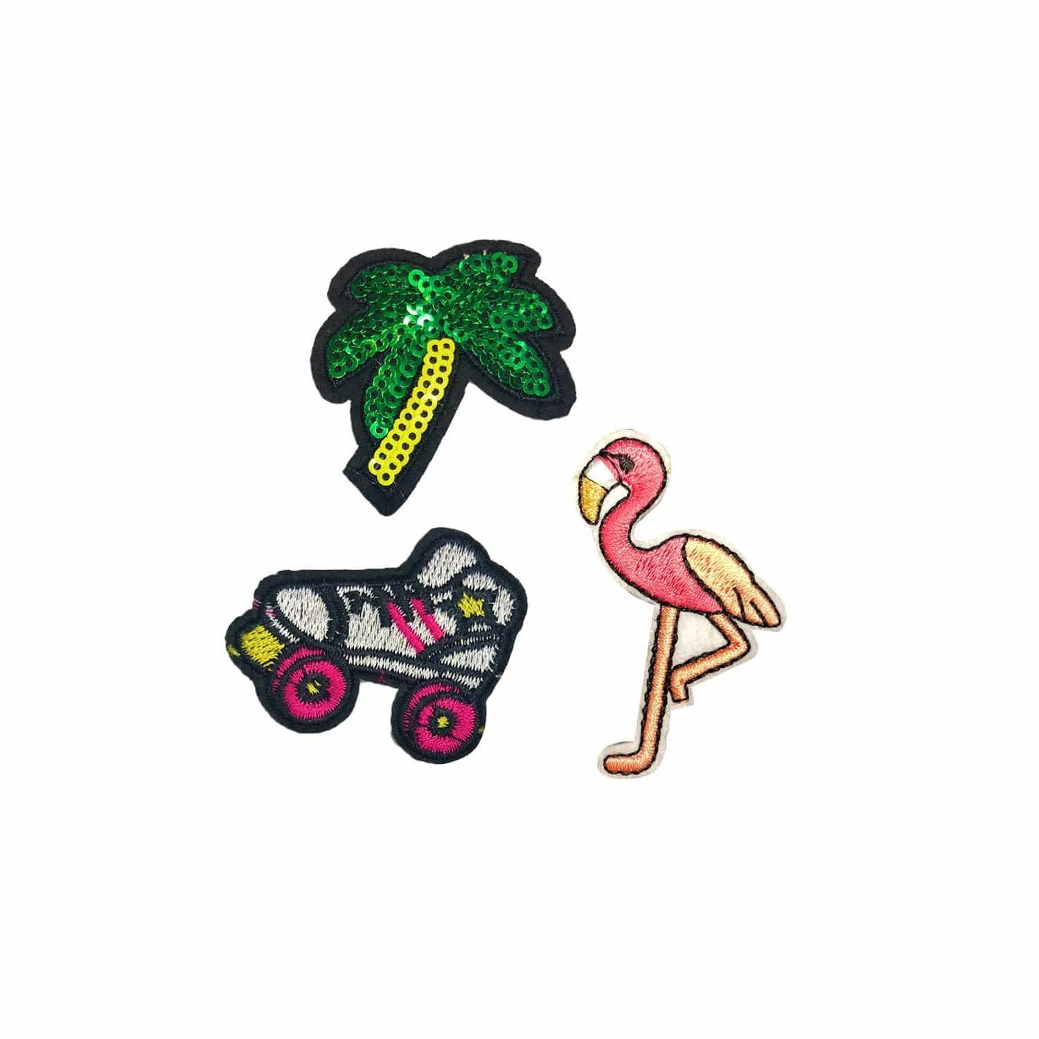 Miami Vice Iron-On Patchette and Sticker Pack