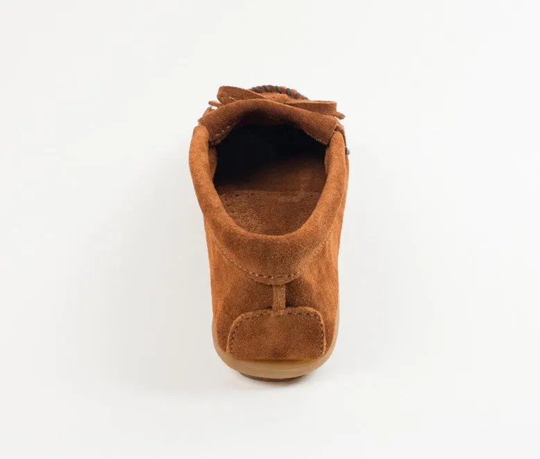 Minnetonka Women's Brown Kilty Hardsole