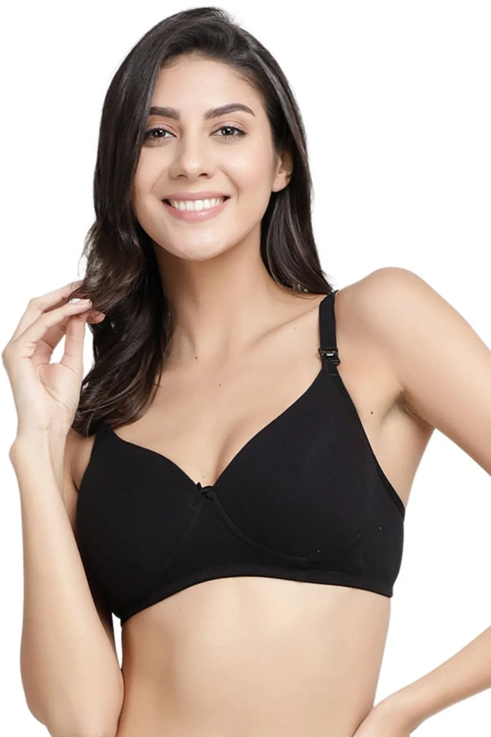 Organic Cotton Antimicrobial Padded Nonwired Feeding Bra Combo-IMB009C_9C