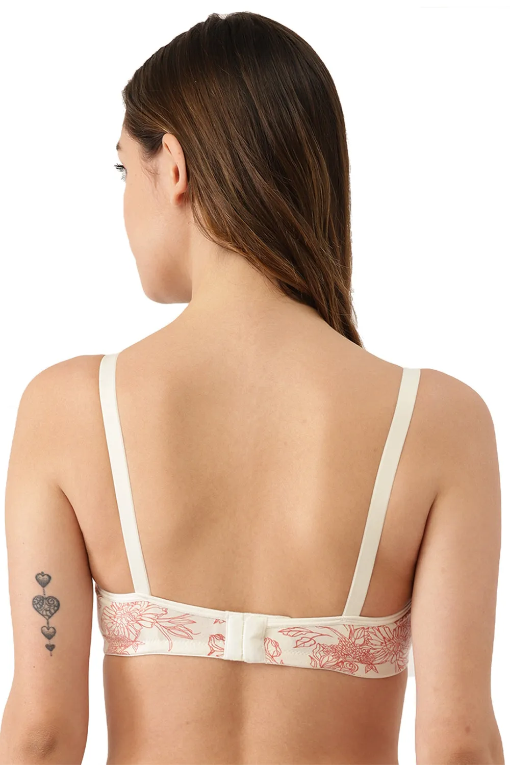 Organic Cotton Antimicrobial Padded NonWired Feeding Bra-IMB009E