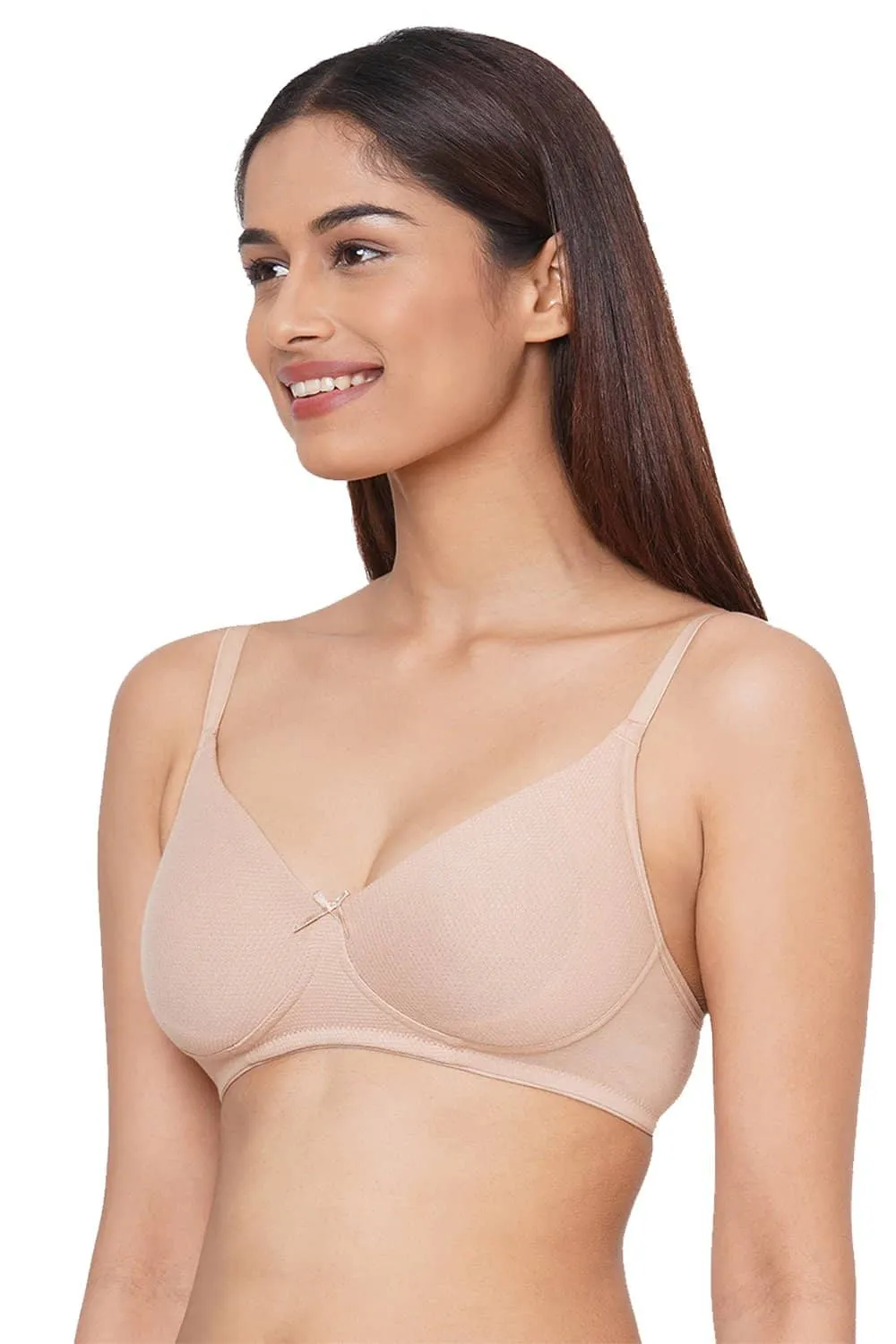 Organic Cotton  Antimicrobial Seamless Everyday Bra-ISB084-Skin Popcorn-