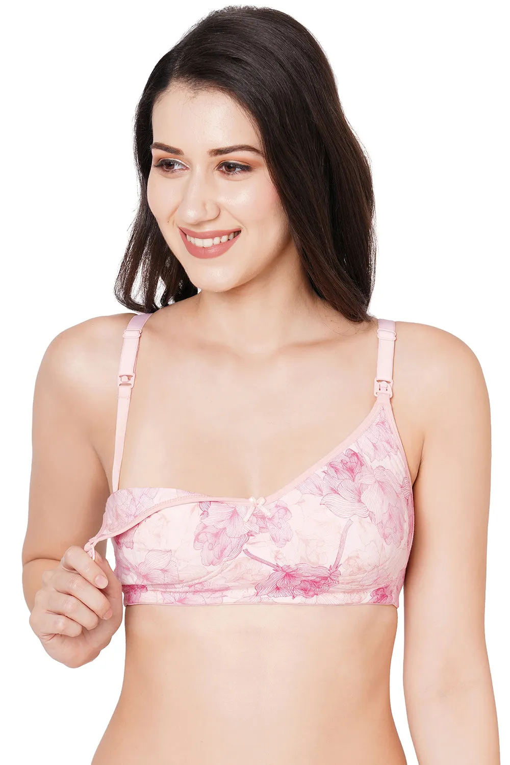 Organic Cotton Antimicrobial Soft feeding Bra-IMB005G