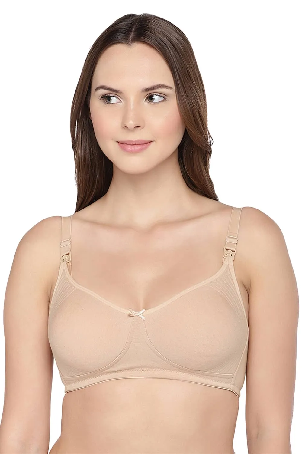 Organic Cotton Antimicrobial Soft Feeding Bra (Pack of 3)-IMB005A_5A_5E-