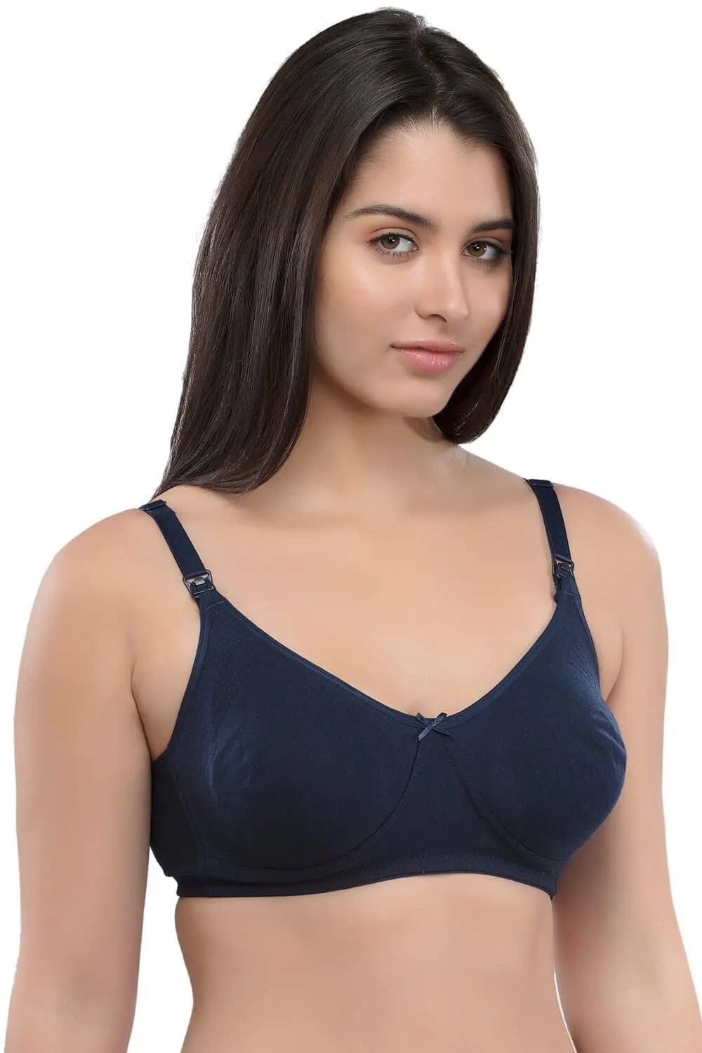 Organic Cotton Antimicrobial Soft Feeding Bra (Pack of 3)-IMB005A_5B_5E-