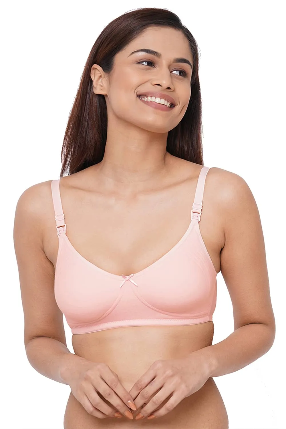 Organic Cotton Antimicrobial Soft Feeding Bra (Pack of 3)-IMB005A_5B_5E-