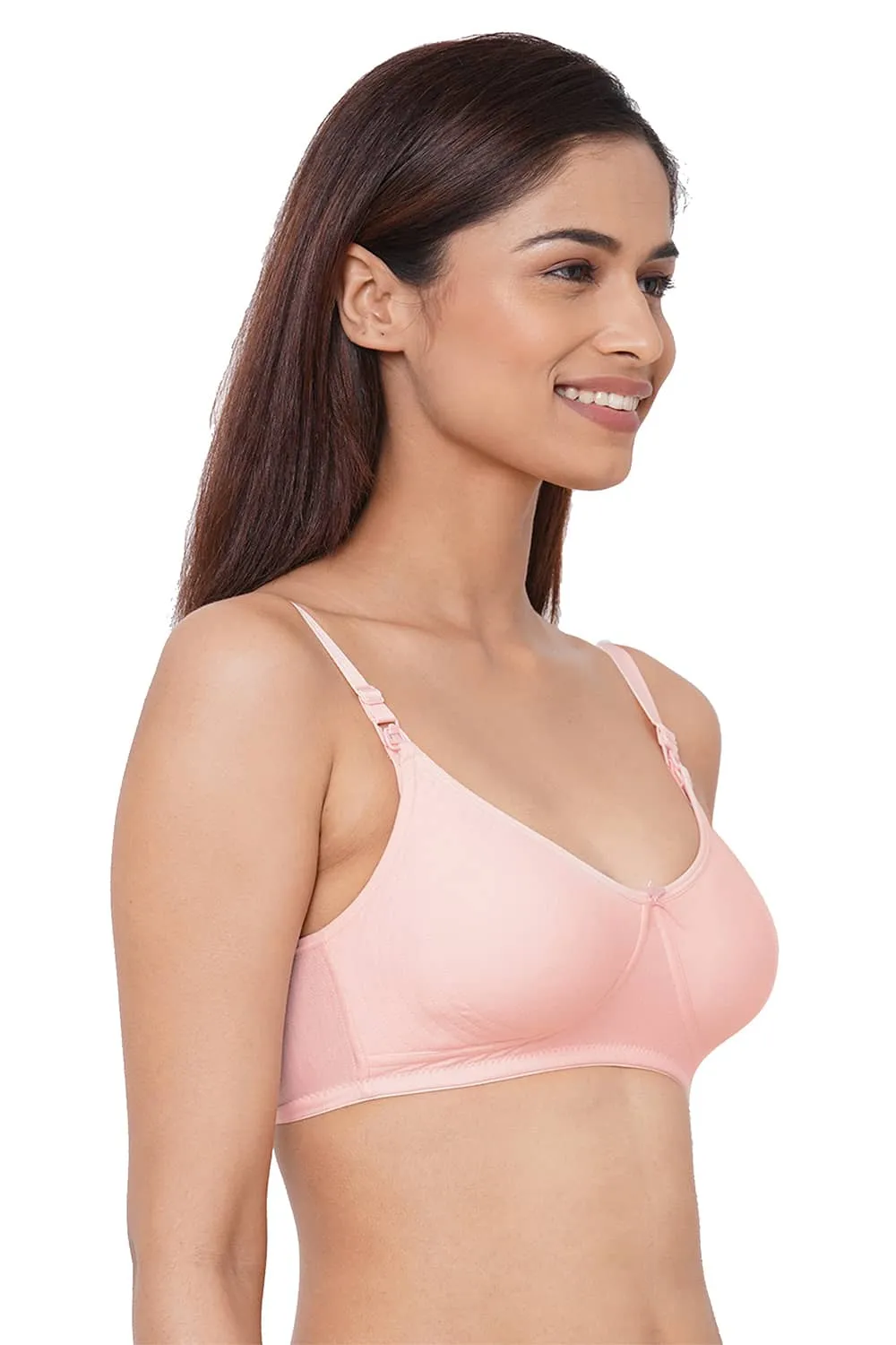 Organic Cotton Antimicrobial Soft Feeding Bra (Pack of 3)-IMB005A_5B_5E-