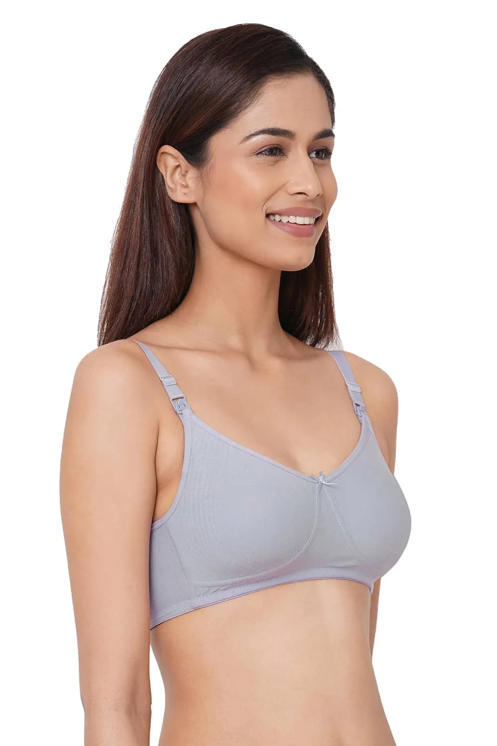 Organic Cotton Antimicrobial Soft Feeding Bra (Pack of 3)-IMB005D_5E_5F-