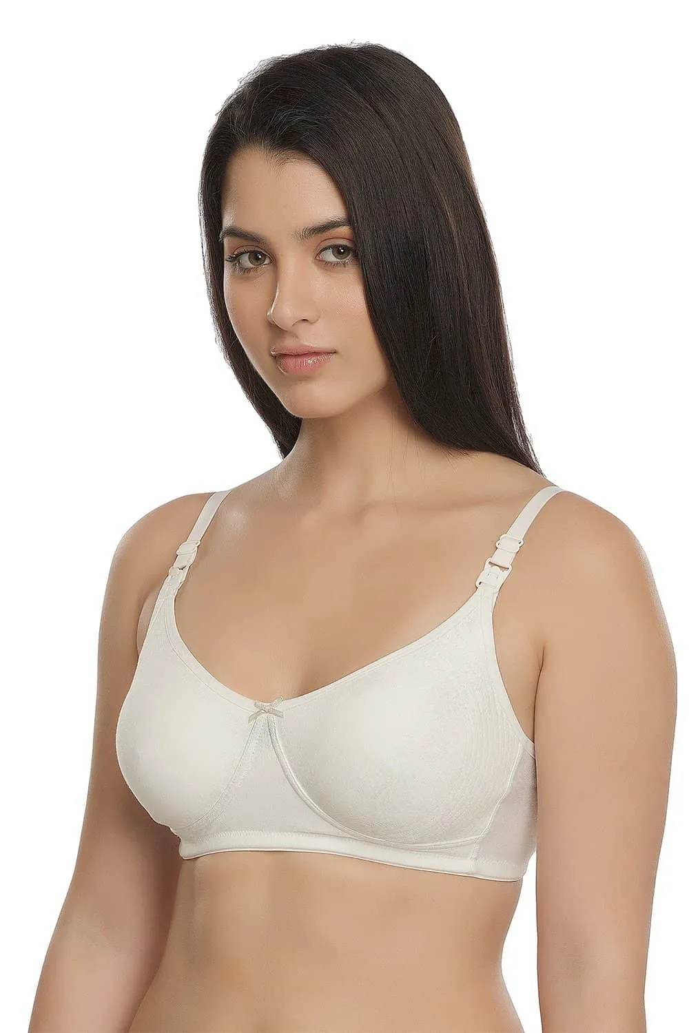 Organic Cotton Antimicrobial Soft Feeding Bra (Pack of 3)-IMB005D_5E_5F-