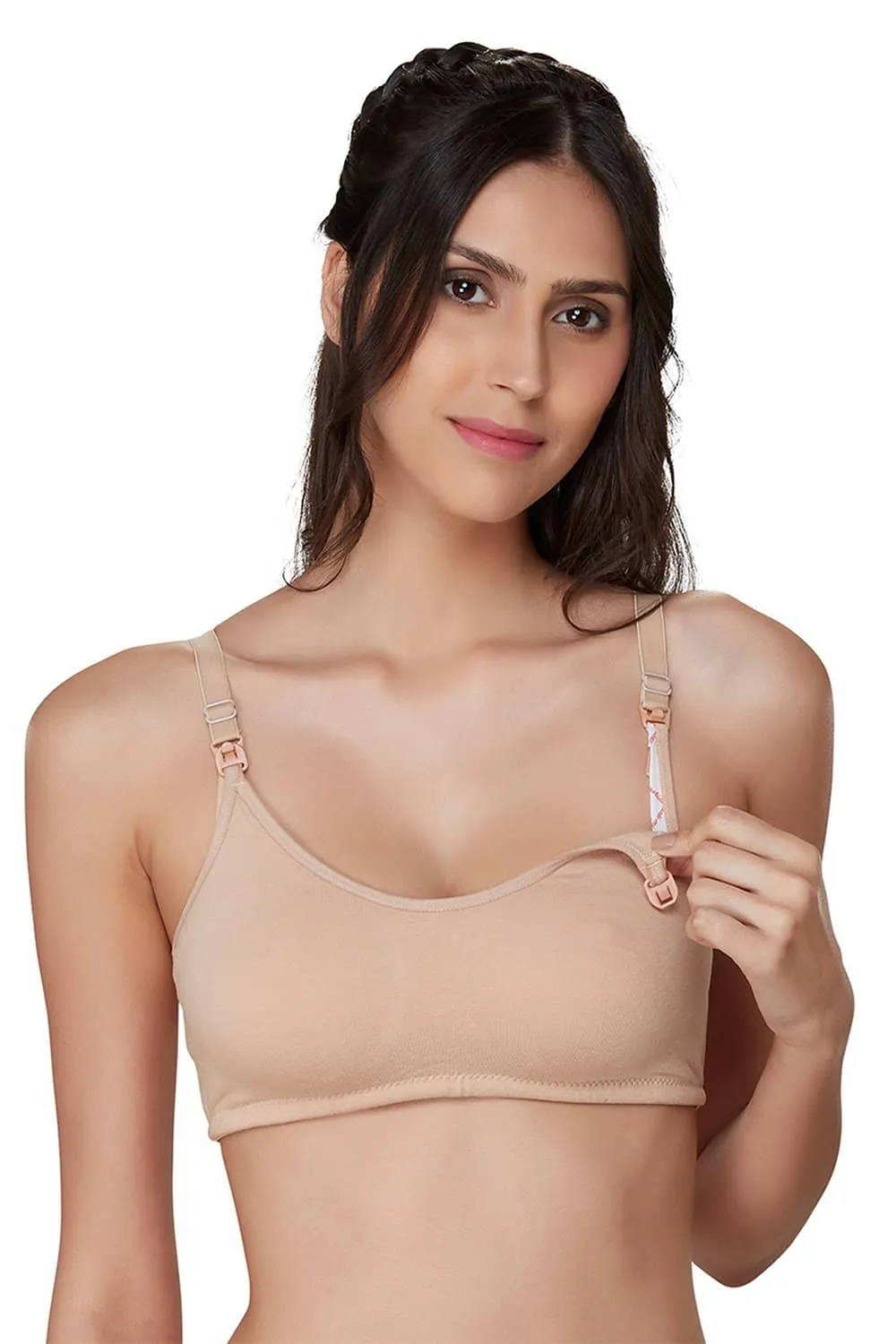 Organic Cotton Antimicrobial Soft Maternity Bra-IMB004A_IMB004B