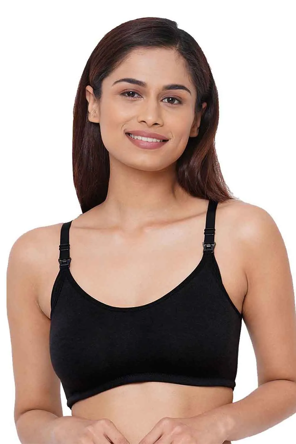 Organic Cotton Antimicrobial Soft Nursing Bra (Pack of 2)-IMB004A_IMB004E