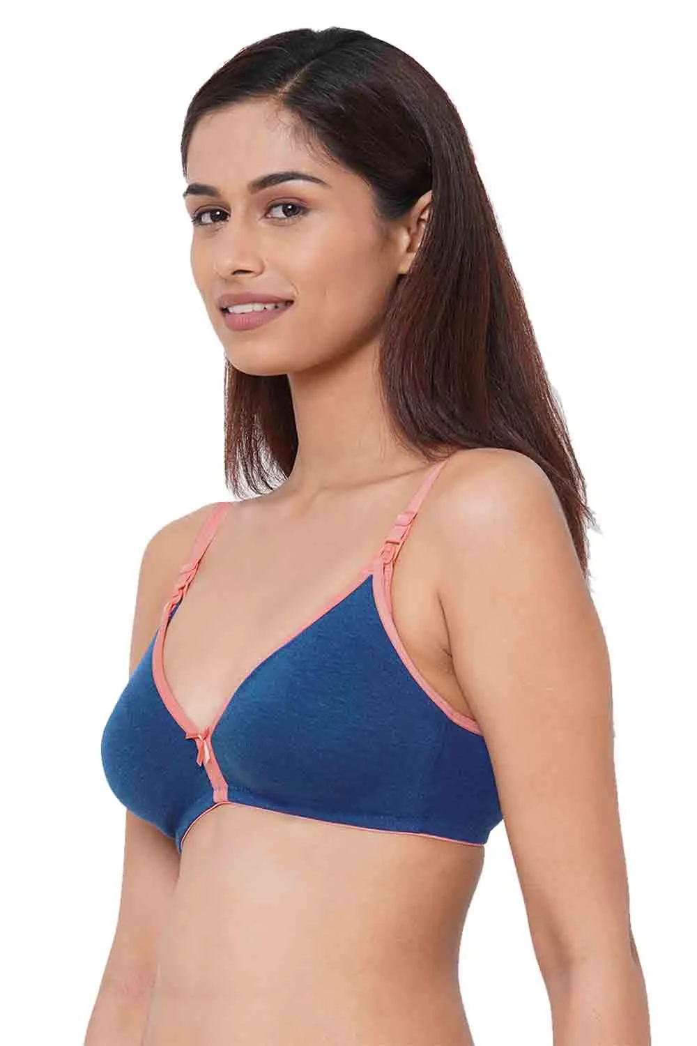 Organic Cotton Antimicrobial Soft Nursing Bra (Pack of 2)-IMB006A_6D