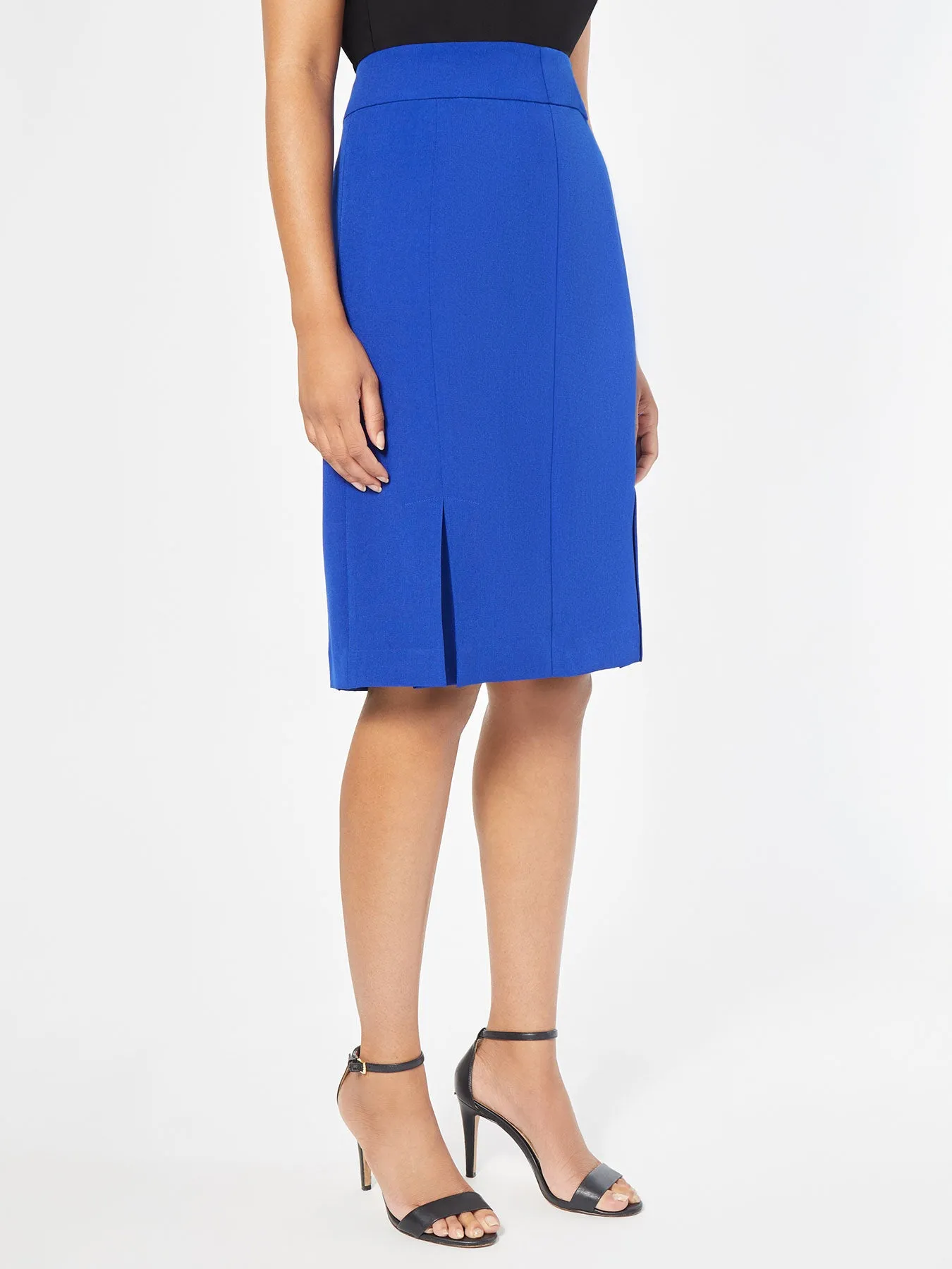 Plus Darcy Skirt, Iconic Stretch Crepe