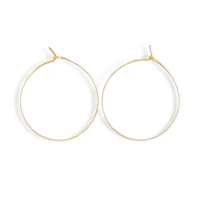 Small Horizon Endless Hoop Earrings