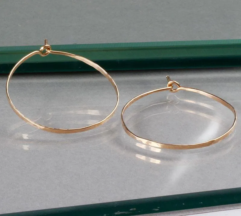 Small Horizon Endless Hoop Earrings