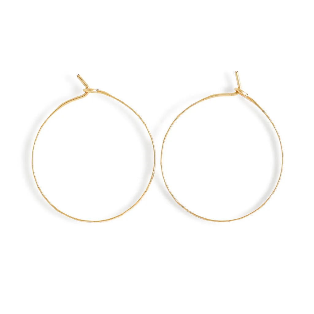 Small Horizon Endless Hoop Earrings