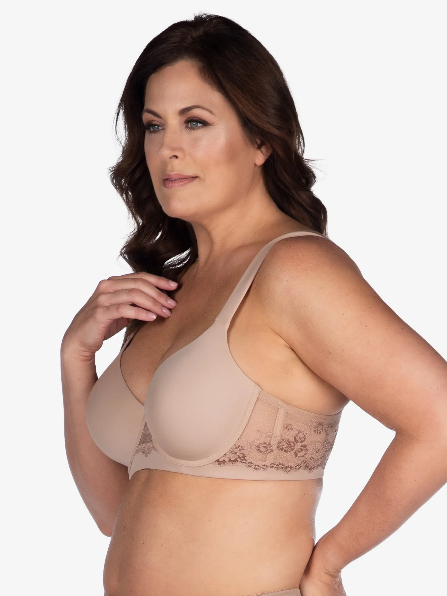 The Brigitte Lace - Wirefree T-Shirt Bra