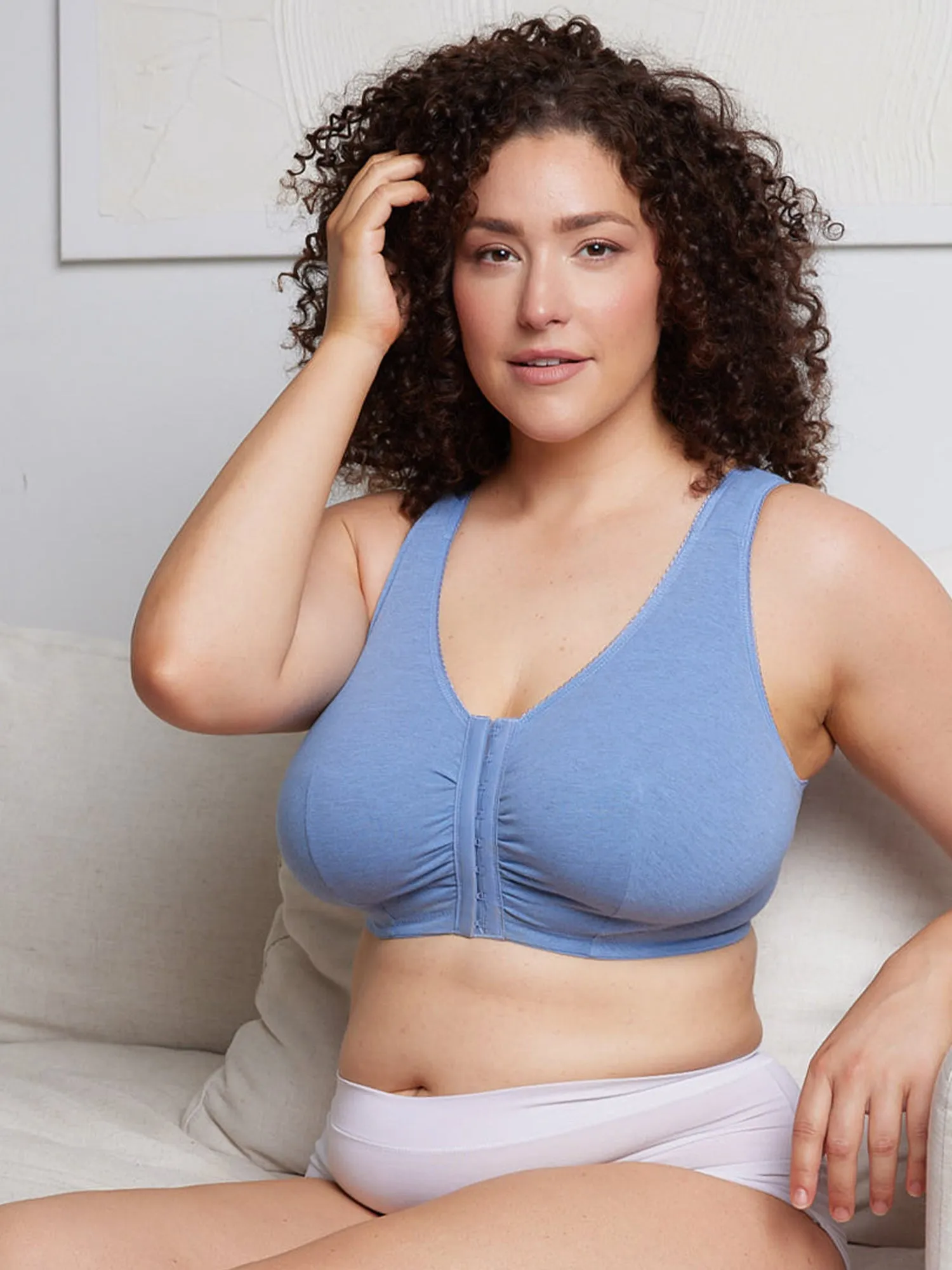 The Meryl - Cotton Front-Closure Comfort & Sleep Bra