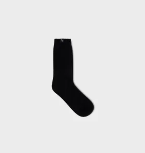 Waffle Sock - Black