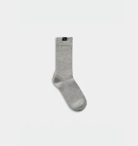 Waffle Sock - Stone Marle