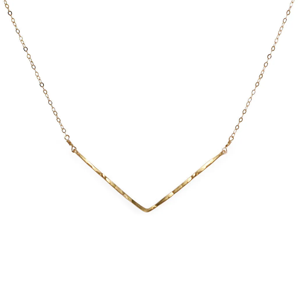 XL Wide V Necklace